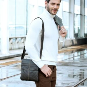 Bandolera Hombre Piel Crossbody