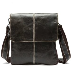 Bandolera Hombre Piel Crossbody