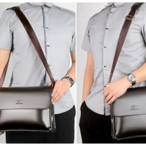 Bandoleras Elegantes Hombre Crossbody Negra