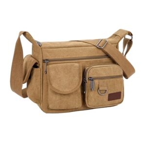 Bandolera Para Hombre Lona Crossbody Mensajero