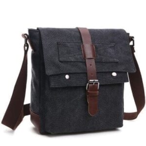 Bandolera Cruzada Hombre de Lona Crossbody