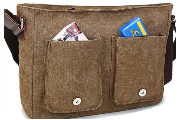 bolsa de lona bandolera hombre mensajero 61 1