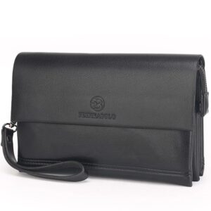 Cartera de Mano Hombre 3 Compartimentos Porta Celular