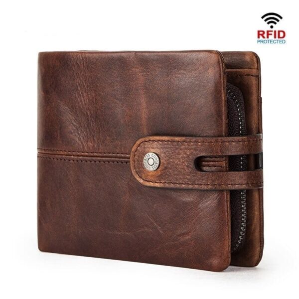 cartera hombre rfid piel monedero tarjetero 168 1